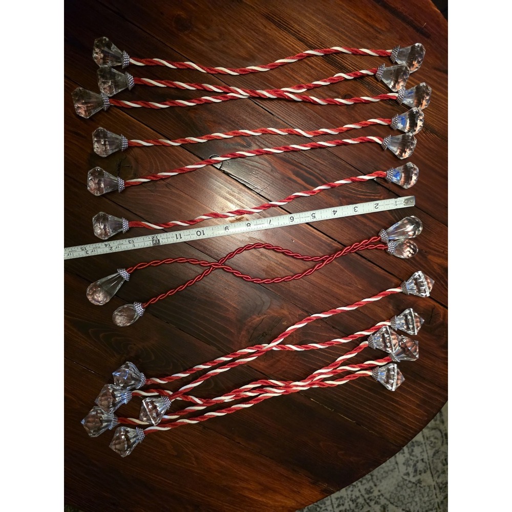 Candy cane striped napkin holders Holiday Decor